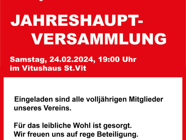 Titelbild Jahreshauptversammlung 2024